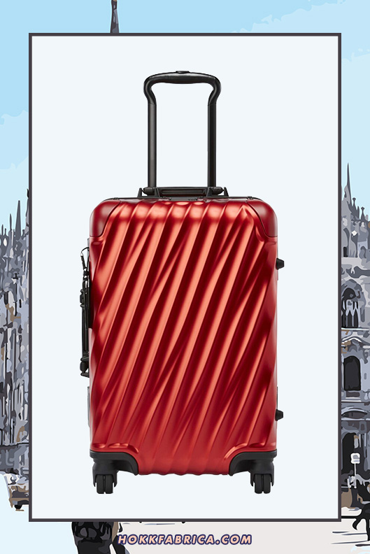 19 Degree International Carry on red