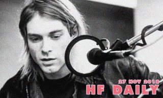 Hf Daily (11.27) : 長達九分半鐘的訪問，涅槃樂隊Kurt Cobain 二十七年前錄音曝光