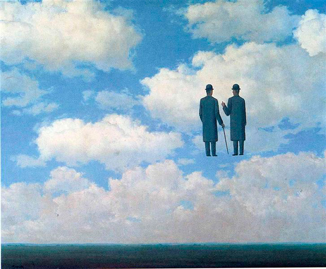 The infinite recognition (1963) by Rene Magritte via wikiart