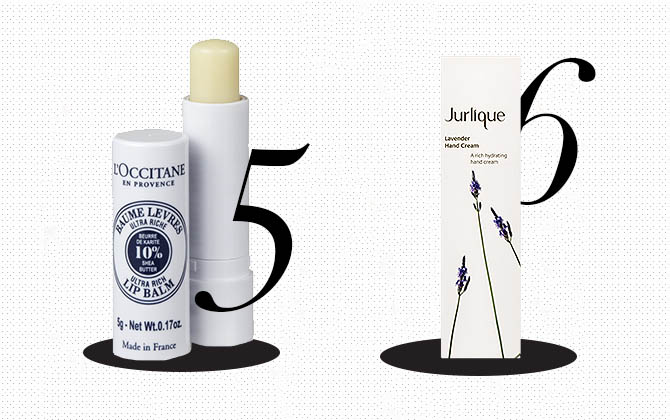 hand cream, 辦公室潤唇膏, L’OCCITANE Ultra Rich Lip Balm 6 JURLIQUE Lavender Hand Cream 