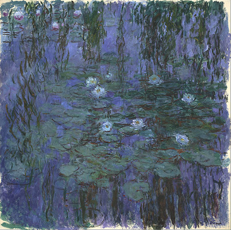 Blue Water Lilies by Claude Monet, 1916-19