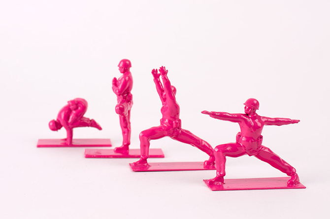 Limited-edition hot pink yoga joes