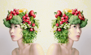 Awesome Art 002: 用蔬菜也能做出美麗頭飾