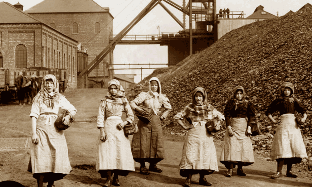 女礦工