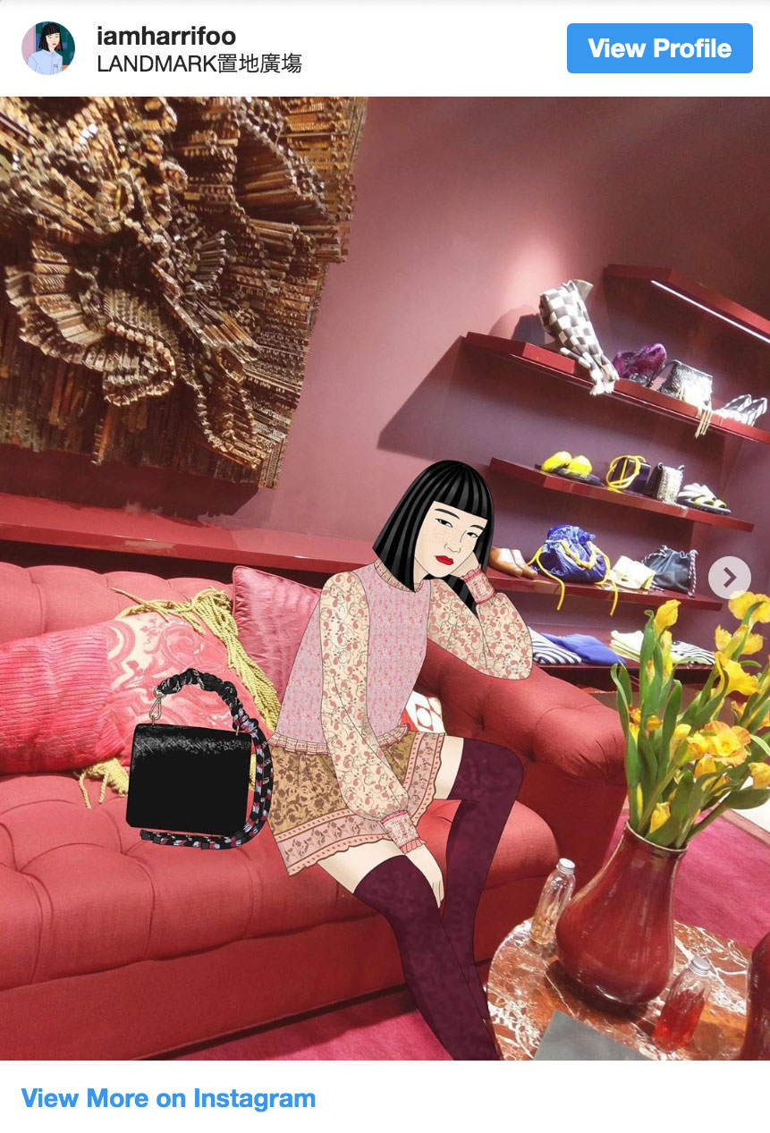 harri foo hong kong fashion blogger stylist avatar virtual